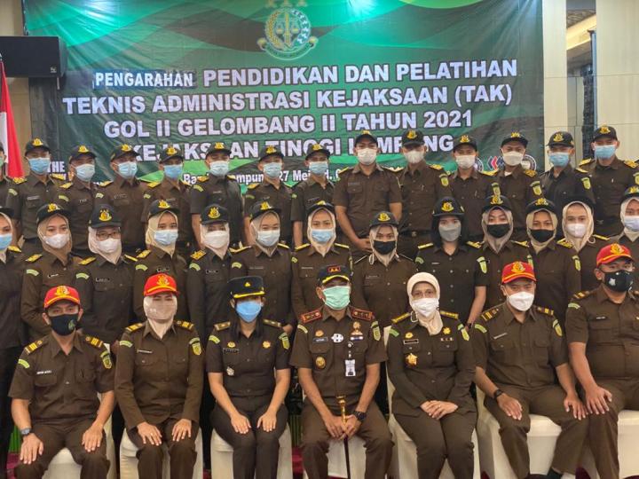 Kejati Lampung Berikan Arahan Pendidikan Dan Pelatihan Teknis Administrasi Kejaksaan Golongan II Gelombang II Kepada Calon ASN